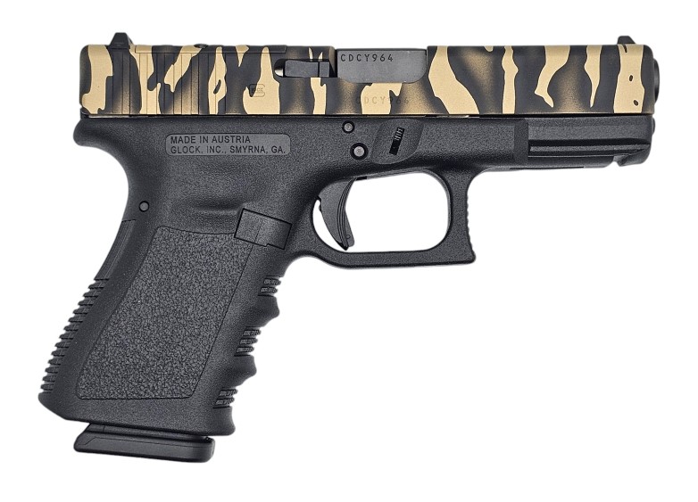 GLOCK 19 GEN 3 9MM TIGER CAMO OR 15RD - Win Repeating Arms Promotion